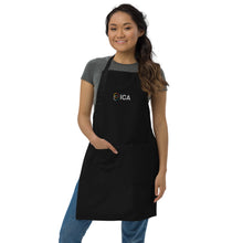 Load image into Gallery viewer, Embroidered Apron in Black
