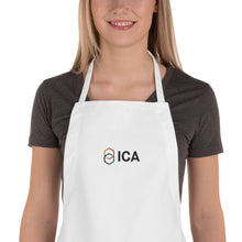 Load image into Gallery viewer, Embroidered Apron in White