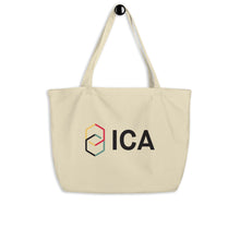 Load image into Gallery viewer, Large Organic Tote Bag in Canvas with Acronym Logo