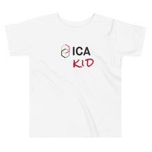 Load image into Gallery viewer, Toddler Short Sleeve Tee with red text