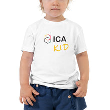 Load image into Gallery viewer, Toddler Short Sleeve Tee with yellow text