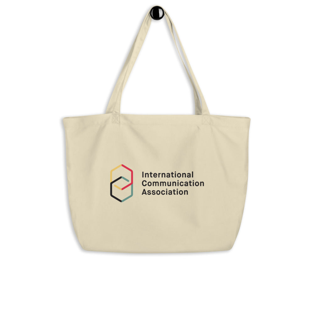 Large Organic Tote Bag in Canvas with Full Logo