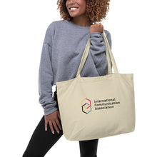 Load image into Gallery viewer, Large Organic Tote Bag in Canvas with Full Logo
