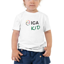 Load image into Gallery viewer, Toddler Short Sleeve Tee with green text
