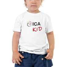 Load image into Gallery viewer, Toddler Short Sleeve Tee with red text
