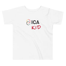 Load image into Gallery viewer, Toddler Short Sleeve Tee with red text
