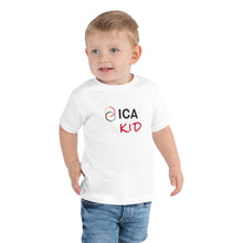 Load image into Gallery viewer, Toddler Short Sleeve Tee with red text
