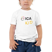 Load image into Gallery viewer, Toddler Short Sleeve Tee with yellow text
