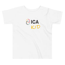 Load image into Gallery viewer, Toddler Short Sleeve Tee with yellow text
